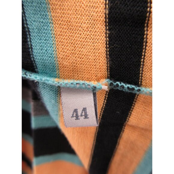 Missoni Sweater 8 Turtleneck Sport Pullover Striped Colorful 44 * - Picture 10 of 11